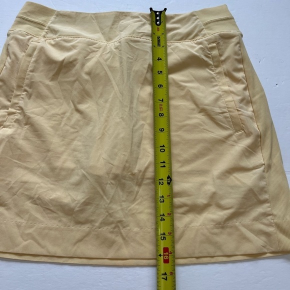 Athleta Brooklyn Skort 16” Yellow Size 6 - Picture 7 of 10